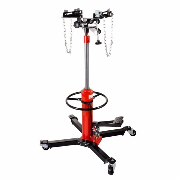 JSTUOKE Hydraulic Car Transmission Jack Vertical Lift,1660 Pounds,360°Rotating Wheel Lift,Red - Image 2