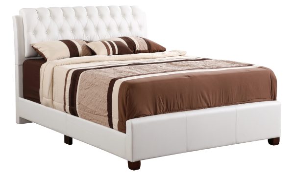 DeeHome Glory Furniture Marilla G1570C-FB-UP Full Bed , WHITE