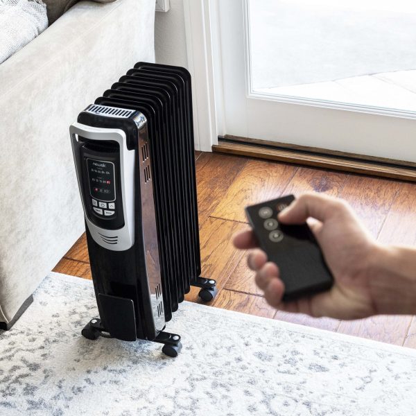 Newair Electric Oil-Filled Freestanding Space Heater, Indoor Personal Heater, 162 sq. ft. of Space - Image 6