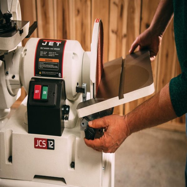 JSG-6DCK 6 In. x 48 In. Belt / 12 In. Disc Sander with Open Stand - Image 3
