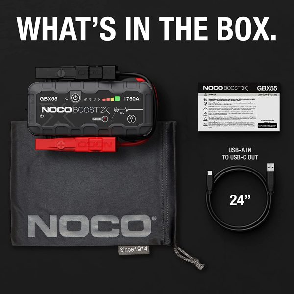 NOCO Boost X GBX55 1750A 12V UltraSafe Portable Lithium Jump Starter - Image 7