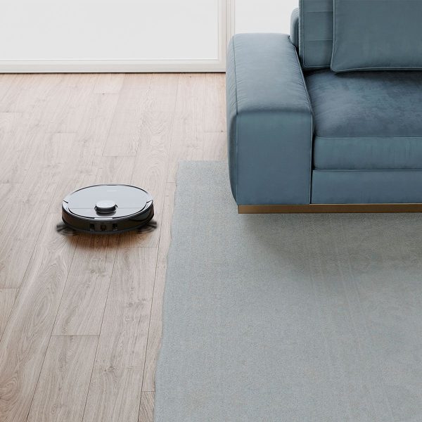 ECOVACS Robotics - DEEBOT T8+ Vacuum & Mop Robot with Advanced Laser Mapping and 3D Obstacle Detection & Avoidance - Grey - Image 4