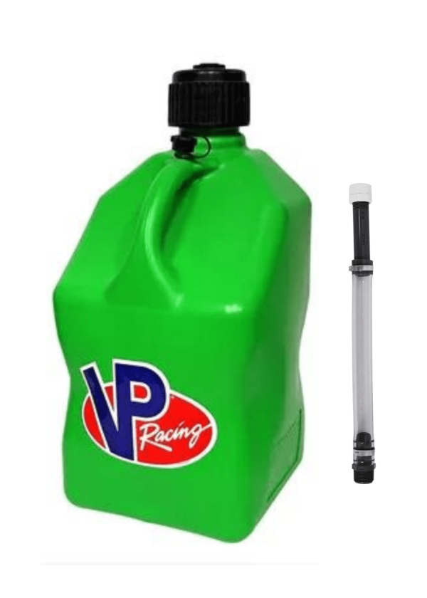 VP Racing Fuel 5.5 Gallon Racing Utility Jug Multicolor Bundle 4 Pack by Louisiana Pantry (4 Deluxe Hoses Included, Blue, Red, Green, and White) - Image 5