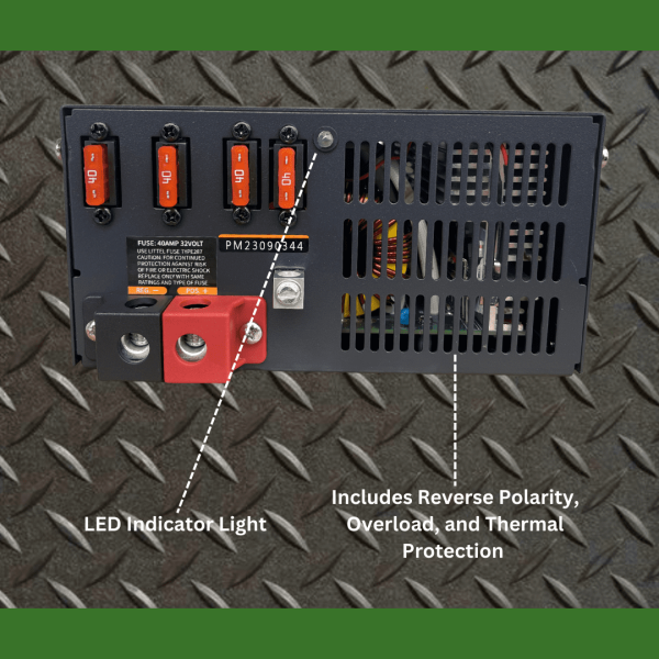 PowerMax RV Power Converter | High-Performance 110 Volt to 12 Volt DC Power Supply Charger w/ 100 Amp Capacity | Ideal for Efficient & Reliable Power Management in Recreational Vehicles - Image 7