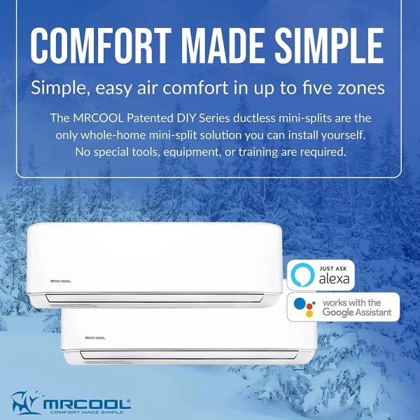 MRCOOL Multi-Zone DIY 2-Zone Ductless Heat Pump, White - Image 5