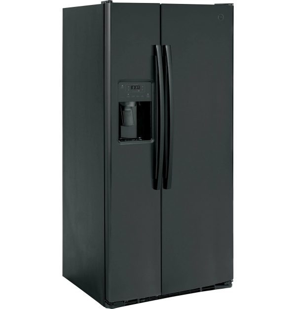 GE APPLIANCES GSS23GGPBB side by side freestanding refrigerator - Image 3