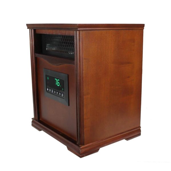 Lifesmart 1500W Electric Infrared Quartz Indoor Space Heater, (2 Pack) - Image 6
