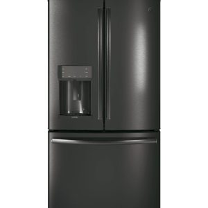 GE Appliances PFE28KBLTS 36 Inch French Door Refrigerator Black Stainless Steel