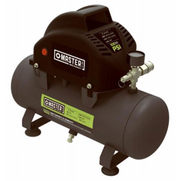 Mat Industries 237677 2 gal 120V 2.9A Master Mechanic Hotdog Style Oil Free Air Compressor