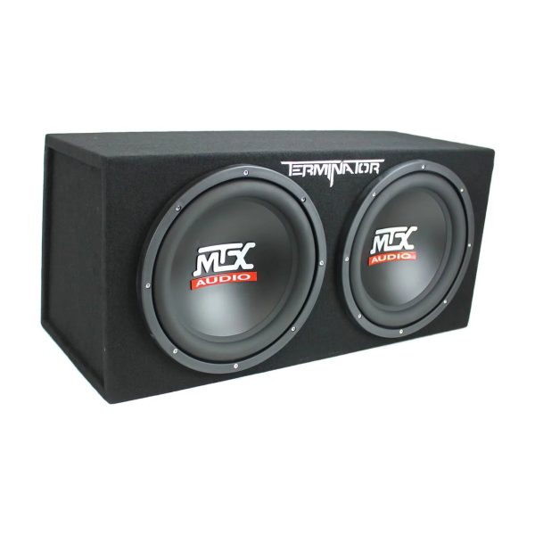 MTX TNE212D 12-Inch 1200-Watt Car Audio Dual Loaded Subwoofer Enclosure (4 Pack) - Image 2