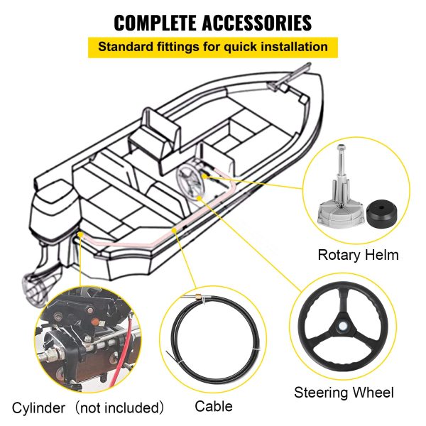 Bestauto Outboard Steering System - Image 6