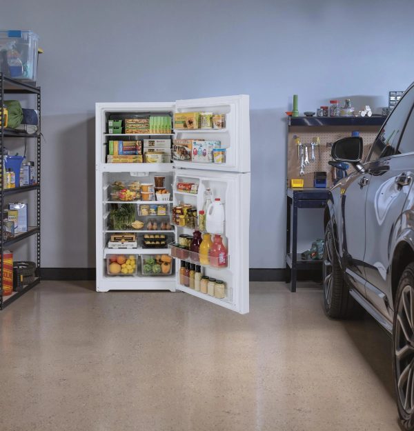 GE APPLIANCES GTS19KGNRWW top freezer freestanding refrigerator - Image 5
