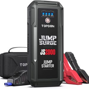 Car Jump Starter Topdon JS2000 12V 2000Amp Battery Booster Pack Charger 16000mAh