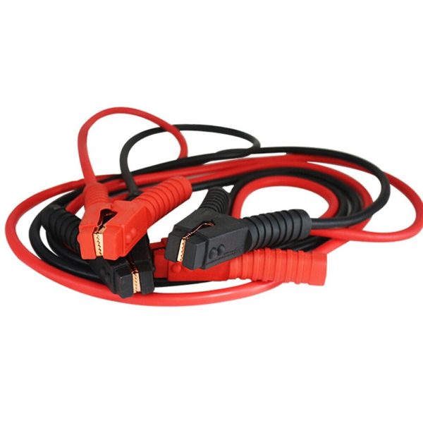 Pixnor 6m 3000A Car Battery Power Emergency Cable Jump Start Firing Line Power Wire Copper Clip Clamp Boost Cord Corriente Bateria Auto (Black and Red) - Image 7