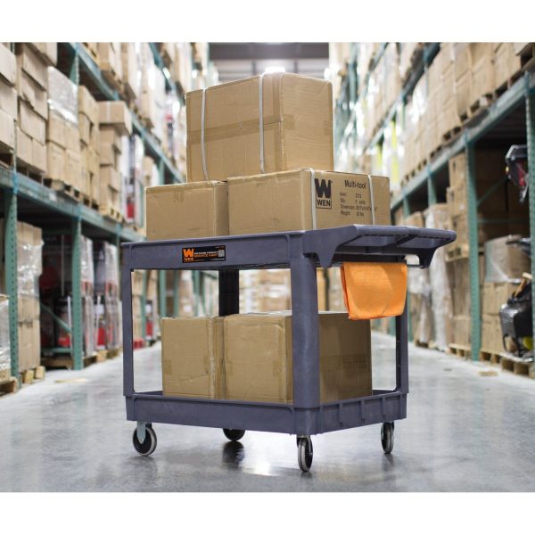 Wen Products 500-Pound Capacity 46 by 23-Inch Extra Large Service Utility Cart - Image 5