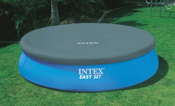 Intex 15ft x 42in Easy Set Inflatable Round Family Swimming Pool & Pump, Vacuum - Image 2