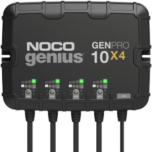 NOCO Genius GENPRO10X4 4-Bank 40A (10A/Bank) 12V Onboard Battery Charger