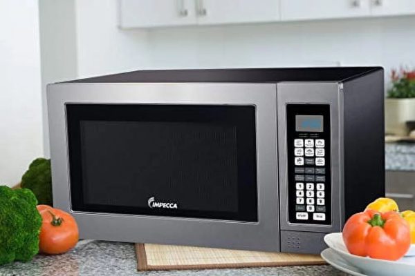 Impecca CM-1295ST 22 Countertop Microwave with 1.2 cu. ft. Capacity Convection Grill and 1000 Watts Cooking Power in Stainless Steel - Image 2