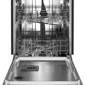 Whirlpool - 24" Top Control Built-In Dishwasher with Stainless Steel Tub, Large Capacity, 3rd Rack, 47 dBA - Black