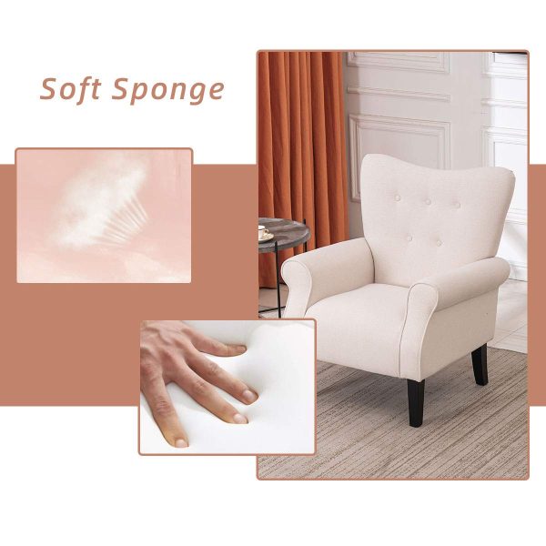 Mellcom Century Wingback Upholstered Bedroom - Image 5
