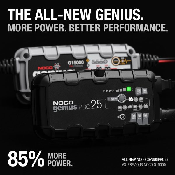 NOCO GENIUSPRO25 25A 6V/12V/24V Professional Smart Battery Charger and Maintainer - Image 2