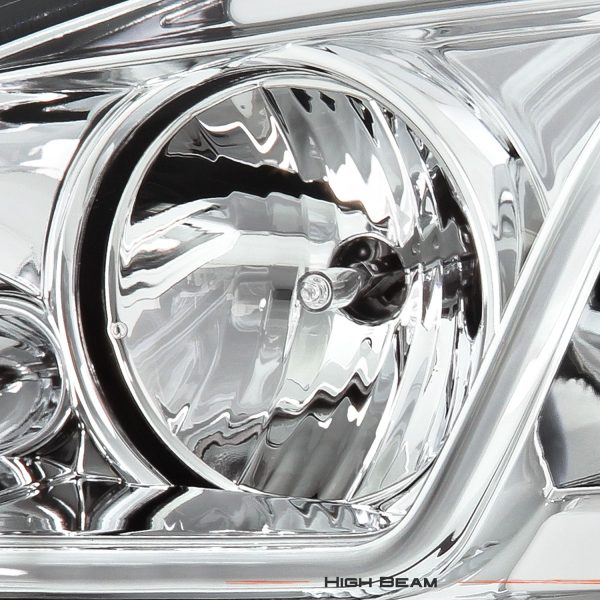 AKKON - Fits 06-13 Chevy Impala 14-16 Impala Limited 06-07 Monte Carlo LED [C-Tube] Projector Chrome Headlights Pair Left+Right - Image 3