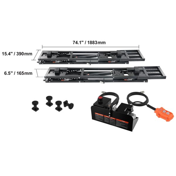BENTISM Portable Car Lift 5000 LBS Automatic Car Lift System Jack for Home Garage - Image 8