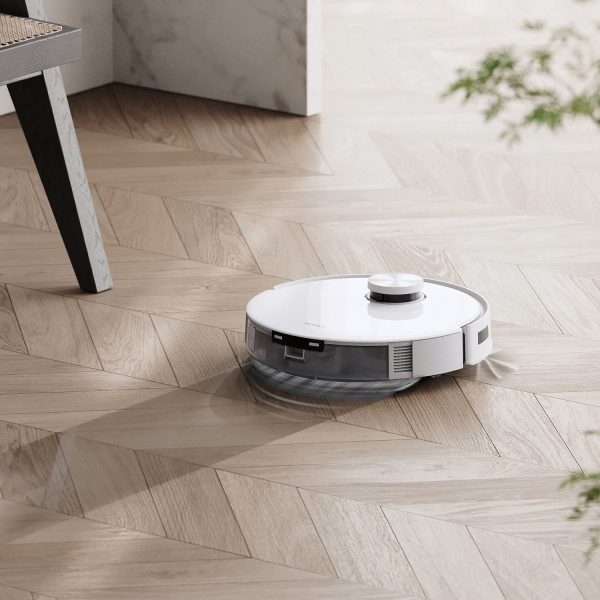 ECOVACS Robotics - DEEBOT T10+ Wi-Fi Connected Robot Vacuum & Mop with Auto Empty, Laser Mapping and AI Object Recognition and Avoidance - WHITE - Image 8
