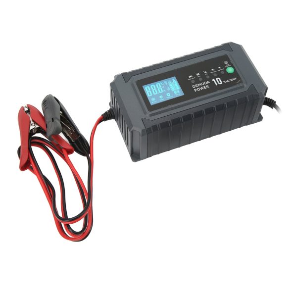 Smart Battery Charger Fully Automatic Intelligent Battery Charger Maintainer for 12V 24V EU Plug 220V - Image 2