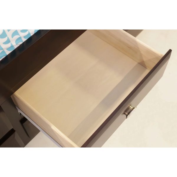 American Furniture Classics OS Home and Office Furniture Model 82921K12-22 Full Size Bookcase Bed with Twelve Drawers in Espresso - Image 2