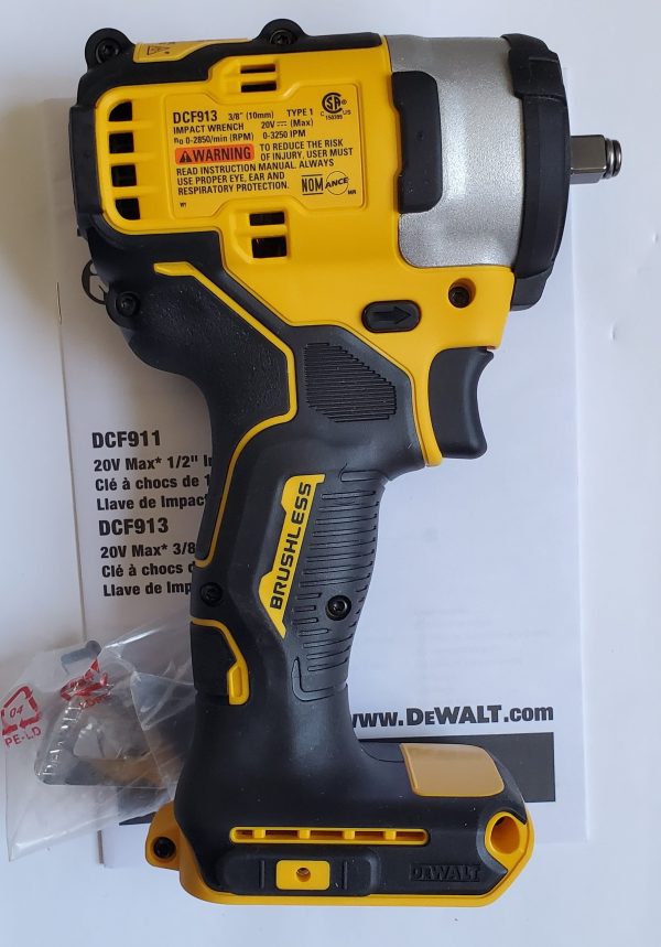 DeWalt 20V MAX 3/8" IMPACT WRENCH BARE TOOL - Image 3