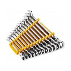 GearWrench 12 Pc. 90T 12PT Metric Flex Combi Ratchet Wre Set