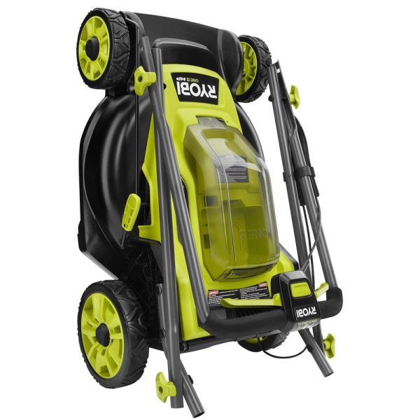 RYOBI ONE+ HP 18V Brushless 16 in. Cordless Battery Walk Behind Push Lawn Mower with (2) 4.0 Ah Batteries and (1) Charger P1190 - Image 11