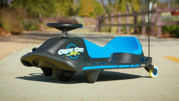 Razor Crazy Cart Shift - 12V Electric Drifting Go Kart for Kids - New High/Low Speed Switch and Simplified Drifting System - Image 4