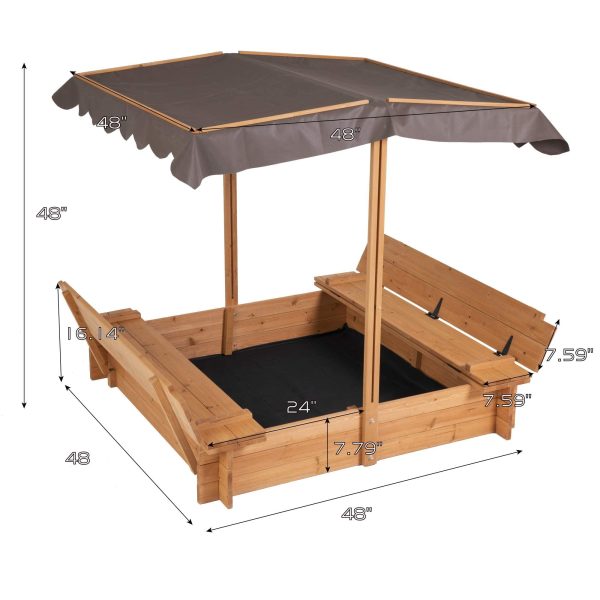 BIRASIL Sandbox Backyard Outdoor Natural - Image 2
