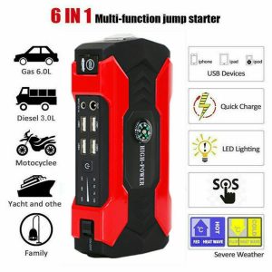 Car Jump Starter, 99800mAh Portable Charger Power Bank with LED Flash Light