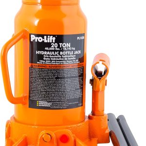 Pro-Lift 20 Ton Hydraulic Bottle Jack - Portable Car Jack 40000 Lbs Capacity with Pump Handle for Car Sedans SUV