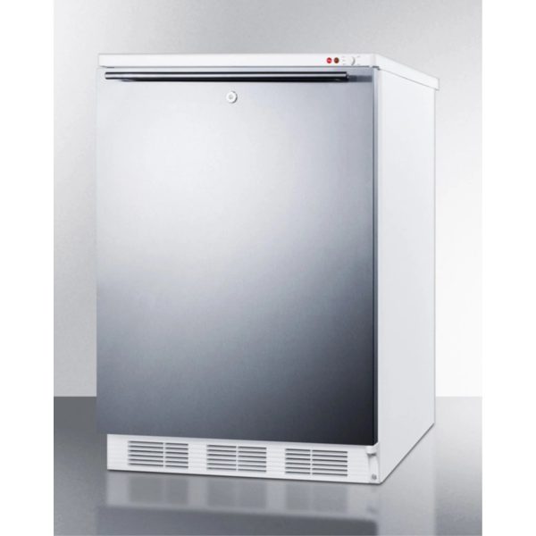 Accucold VT65MLBISSHH 25.13 x 24 in. Built-in -25 deg C Manual Defrost All-Freezer with Lock - White - Image 2