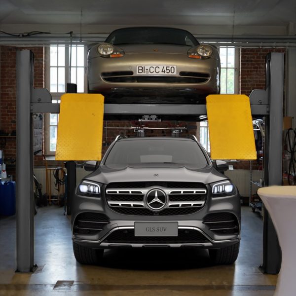 KT-4H850 Four Post Parking Lift Storage Service Car Auto Lift Truck Hoist with Caster Kit for Home Garage,Repair Shop - Image 3