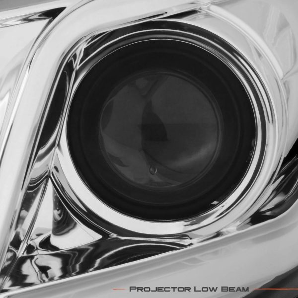 AKKON - Fits 06-13 Chevy Impala 14-16 Impala Limited 06-07 Monte Carlo LED [C-Tube] Projector Chrome Headlights Pair Left+Right - Image 6
