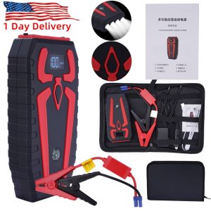 NIFFPD 12000mAh Car Battery Charger,Car Battery Charger Jump Starter battery charger for Car, Lawn Mower, Motorcycle, Boat, SUV and More