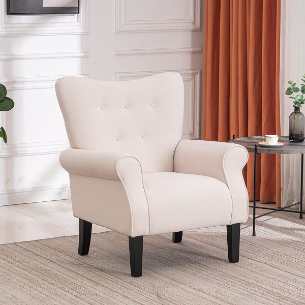 Mellcom Century Wingback Upholstered Bedroom - Image 2