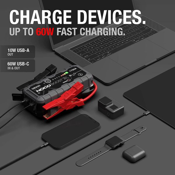 NOCO Boost X GBX55 1750A 12V UltraSafe Portable Lithium Jump Starter - Image 5