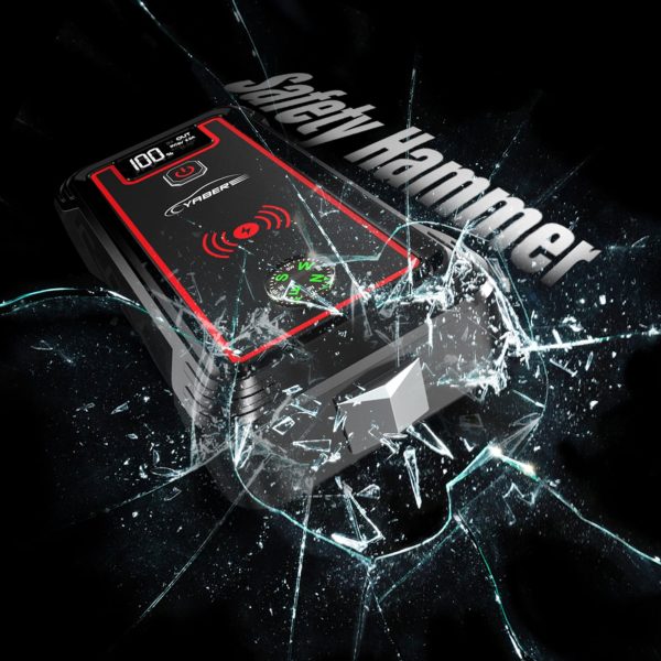 Car Jump Starter 4000A 23800mAh Auto Booster(All Gas or 8.0L Diesel) Wireless Charger YABER - Image 5