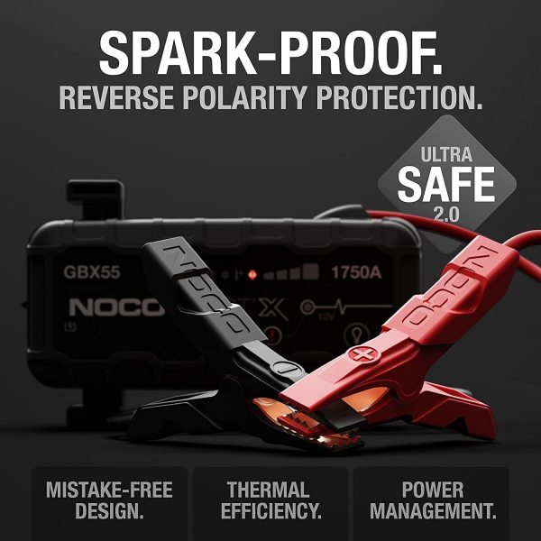NOCO Boost X GBX55 1750A 12V UltraSafe Portable Lithium Jump Starter - Image 3