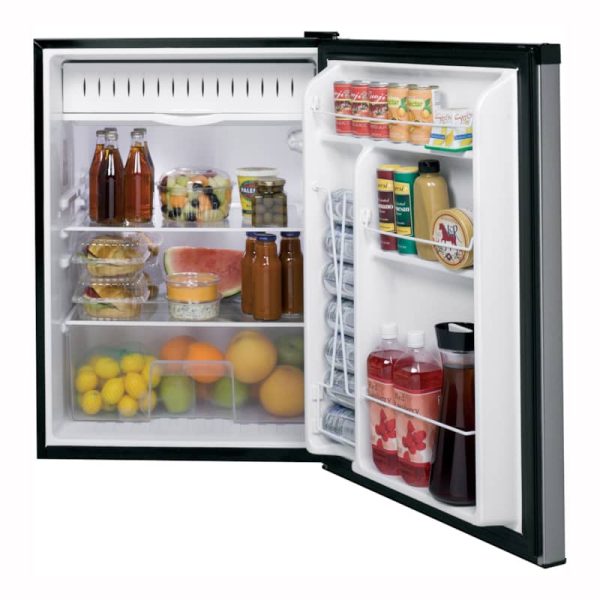 GE 5.6 Cu. Ft. Stainless Steel Compact Refrigerator - Image 2