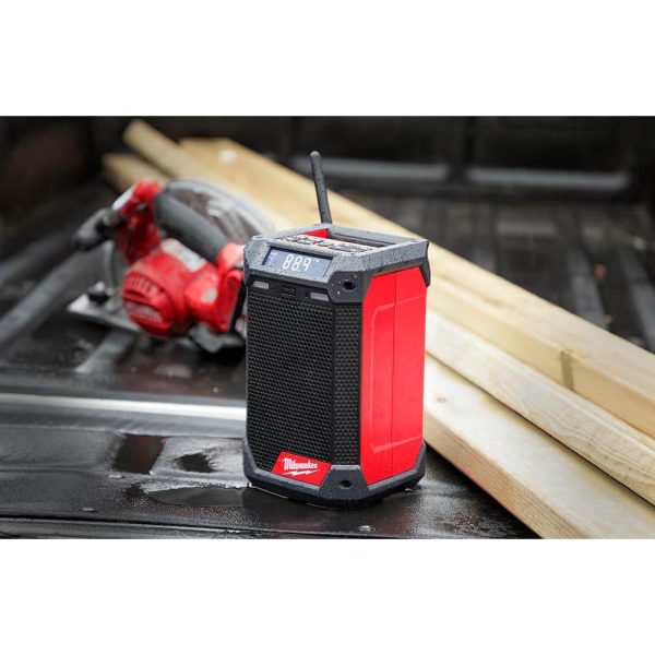 M12 12-Volt Lithium-Ion Cordless Bluetooth/AM/FM Jobsite Radio with Charger with M12 2.0Ah Battery 2951-20-48-11-2420 - Image 4