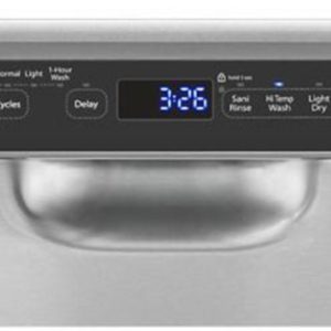 Whirlpool - Front Control Built-In Dishwasher with Stainless Steel Tub, 3rd Rack, 50 dBA - Monochromatic stainless steel