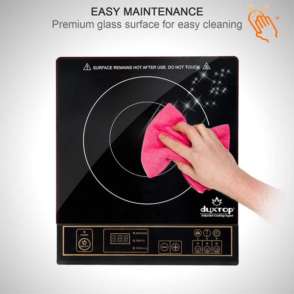 Duxtop 1800W Portable Induction Cooktop Countertop Burner， Gold 8100MC/BT-180G3 - Image 3