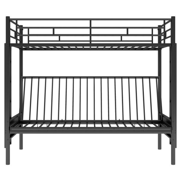 Merax Twin-over-Full Futon Metal Bunk Bed for Children's Bedroom - Image 8